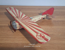 avion ML 03 Martinan Larnaude tôle lithographiée circa 1930