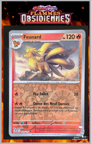 Carte pokémon feunard 029 197 - pokémon,