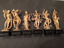 6 Statuettes Asiatique