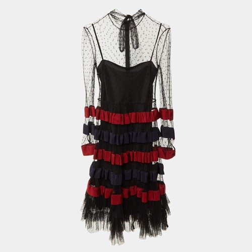 Mini robe rouge valentino - valentino, noir