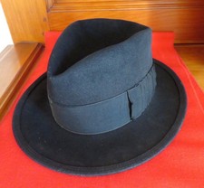 Chapeau feutre ancien noir