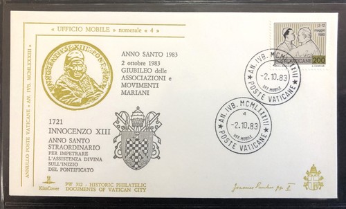 Fdc pope john - pope, paul