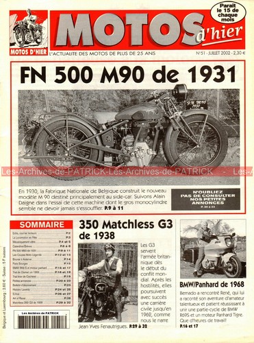 Motos hier 500 m 90 - motos, d'hier