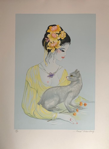 Tran long mara lithographie - tran,
