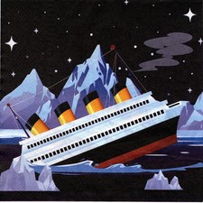 Serviettes en papier bateau