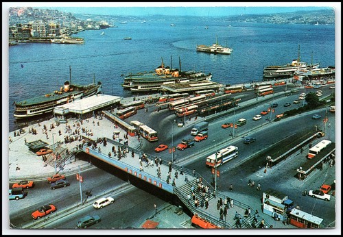 Carte postale chromée vintage