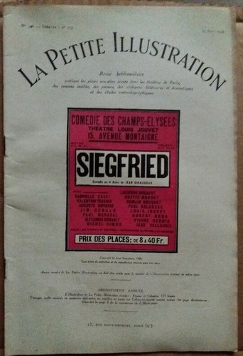 Jean giraudoux siegfried - giraudoux,