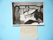 PHOTOGRAPHIE DE PRESSE 1939 COURSE CYCLISTE PARIS NICE LAPEBIE ET CORRALINI