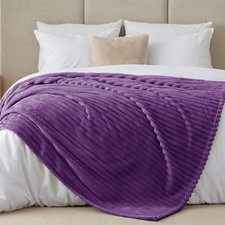 Plaid polaire violet pour - polaire,
