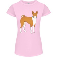 Un T-Shirt Femme Coupe Petite Basenji Chien De Chasse