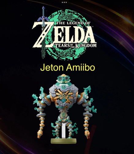 Nintendo amiibo jeton golem - jeton,