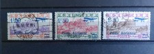 Série 3 Timbres Tunisie Poste Aérienne PA N° 10 À 12 Oblitéré 1930