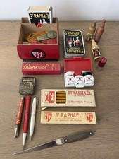 Lot objets publicitaires de Bistrot ST RAPHAËL ,no Plâtre Latex Plaque Emaillee