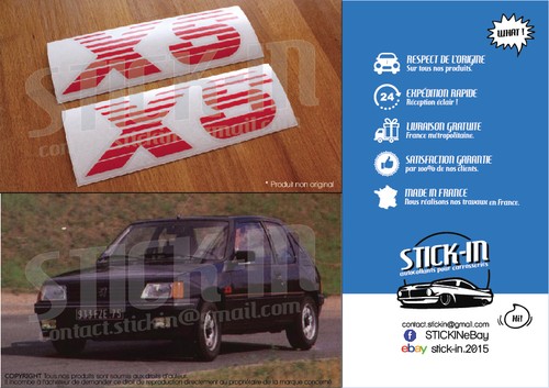 205 autocollants stickers - 2,