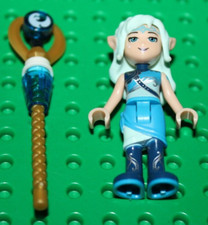 Lego Elves Minifig Naida Riverheart ref elf046 + sceptre 93252 set 41191 41196