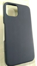 BlackWeb Soft Touch Silicone Case For Apple iPhone 11 Pro XI 5.8" Screen - Navy