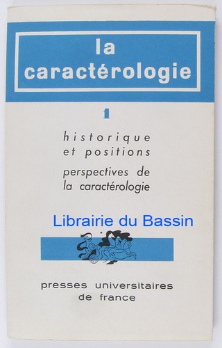 Caractérologie volume 1 - volume,
