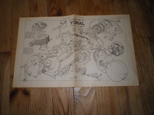 éclaté moteur ydral - , deux
