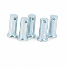 Lot de 5 - Axe goupille d'attelage percé Ø12 mm – L30 mm pour chape