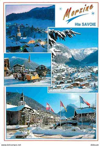 Carte postale morzine - carte,