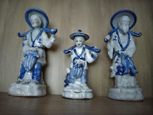 Lot statuettes couple - statuettes,