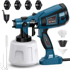 1400ML Electric Spray Gun 850W High Power HVLP Paint Sprayer Auto Furniture Stee