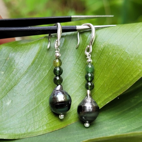 Boucles oreilles perles - boucles, d'oreilles