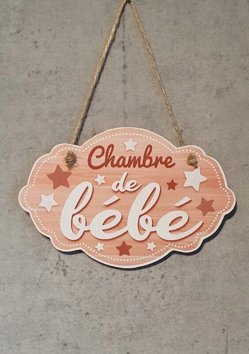 Plaque porte chambre - plaque, de