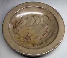 Rare Assiette Creuse Irisée
