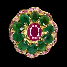 Bague D'Été En Argent 925