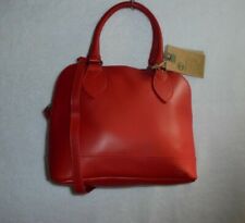 TIMBERLAND PETIT SAC EN CUIR LISSE DE VACHETTE ROUGE 