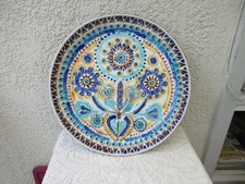 Magnifique grand plat rond rn