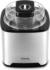 Sorbetière Électrique, Machine à Glace en Acier Inoxydable, 2L-Crèmes glacées