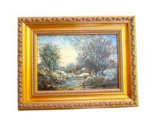 Huile sur panneau roch - huile,