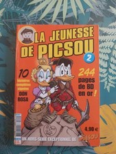 RARE MAGAZINE DISNEY / LA JEUNESSE DE PICSOU N° 2 / BON ETAT