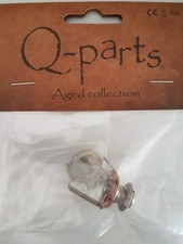 NEW - Q-Parts - OUTPUT Jack 3/8"- distressed nickel - USA - toutes guitares