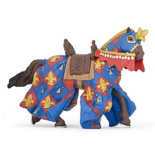 Figurine Cheval Bleu Fleur De