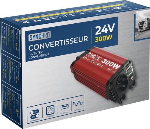 Convertisseur 300w 24v 220v - convertisseur, 24v/220v