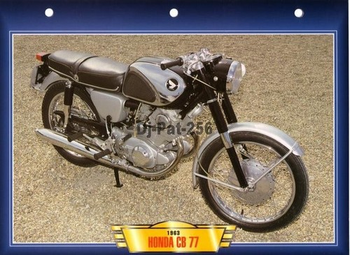 Fiche moto honda - moto, 305