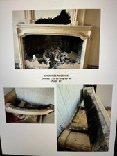 Cheminée en pierre Régence