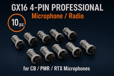 10 Pz. Connecteur 4 Poli Pour