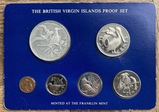 Set De 6 Pièces Des Iles Vierges Britanniques De 1977 Franklin Proof Set (004)
