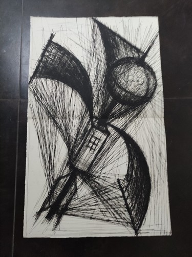 Gravure originale bernard - gravure,