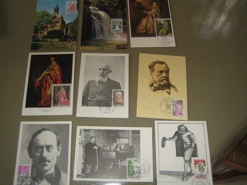 Lot cartes 1er - 9,