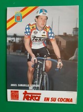 CYCLISME carte cycliste ANGEL CAMARILLO LLORENS équipe TEKA 1988   16,5 /12 cm