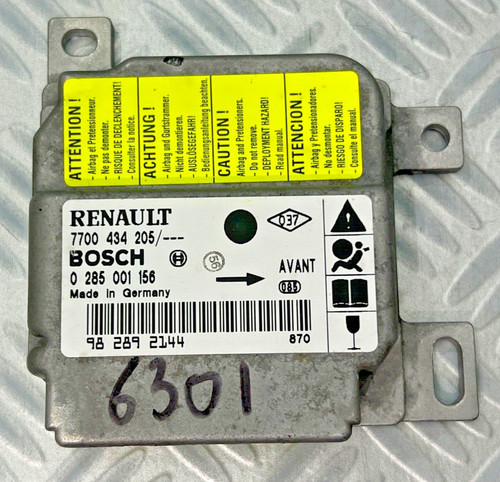 Calculateur airbag vierge - airbag,