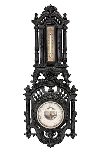 Barometer gutta percha 19th - in,