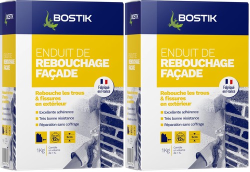 Enduit rebouchage façade - de,