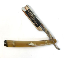 Rasoir coupe-choux 1900 J. Magnol 437 Côte d'Azur H: 25.5cm en corne