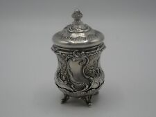 BEAU MOULIN A POIVRE EN ARGENT MASSIF POINCON MINERVE DECOR LOUIS XV